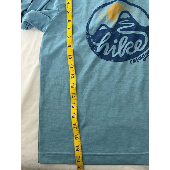 Patagonia Kids Long Sleeve T Shirt Hike Shirt Blue Size Medium (10) - Picture 11 of 11